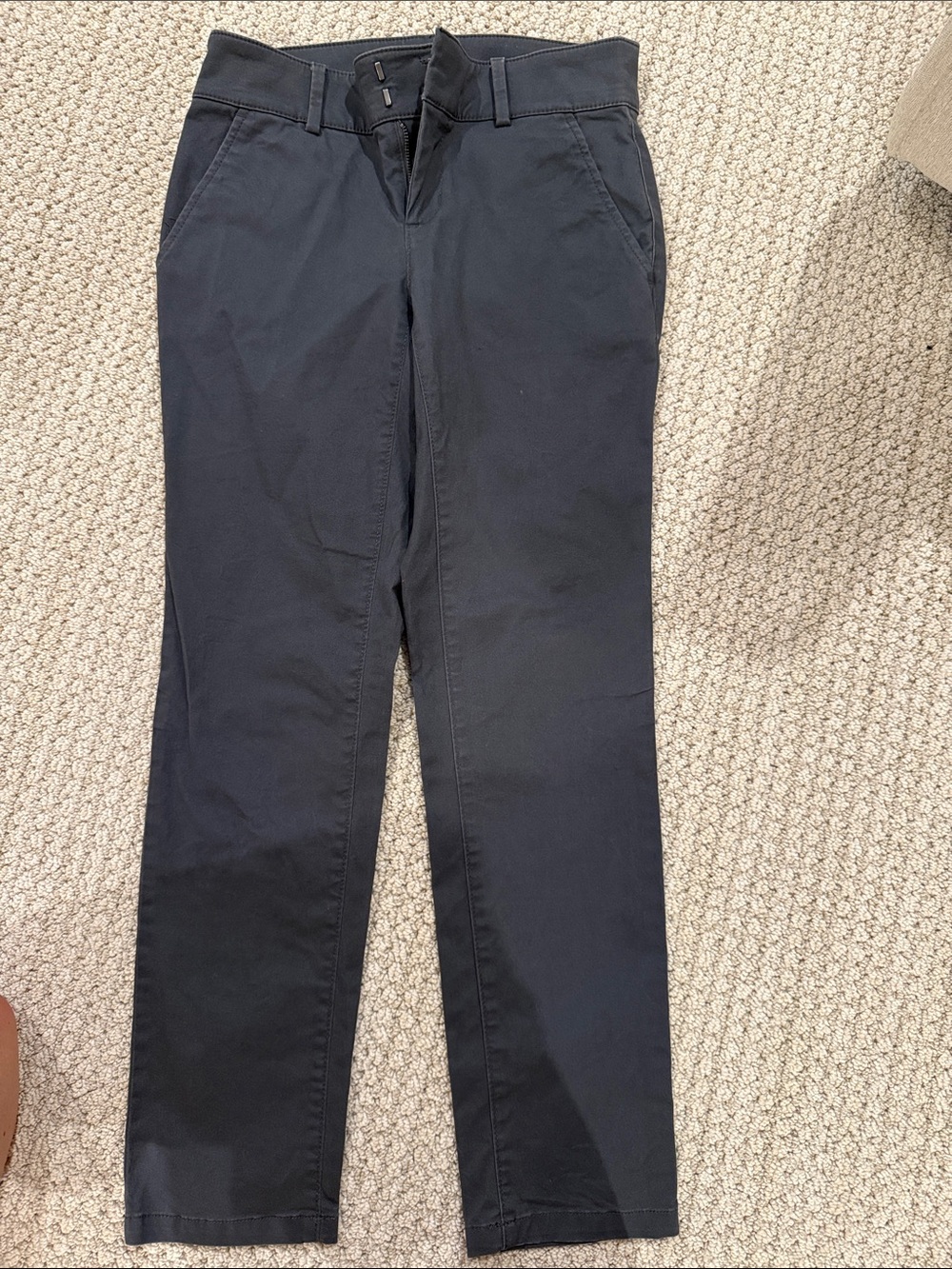 LOFT Men's Black Straight Chinos